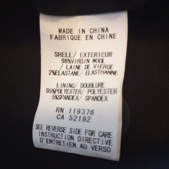 Designer Helmut Lang Black Wool Blazer sz 4 - Picture 11 of 13